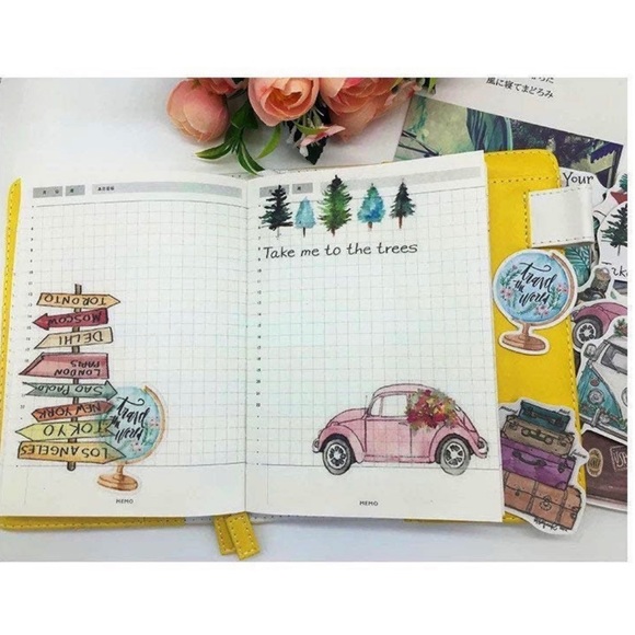 Explore The World, 24 Adventurous Stickers, VW Bugs, Road Trip - Picture 7 of 10